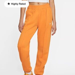 NWT Nike Unisex Loose Orange Sweatpants